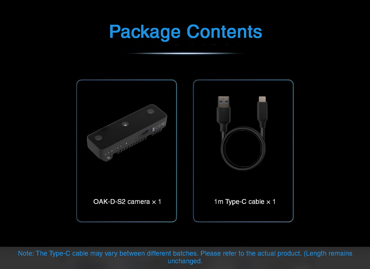 OAKChina OAK-D-S2 Camera | Robot Camera for AI Vision detail image 4