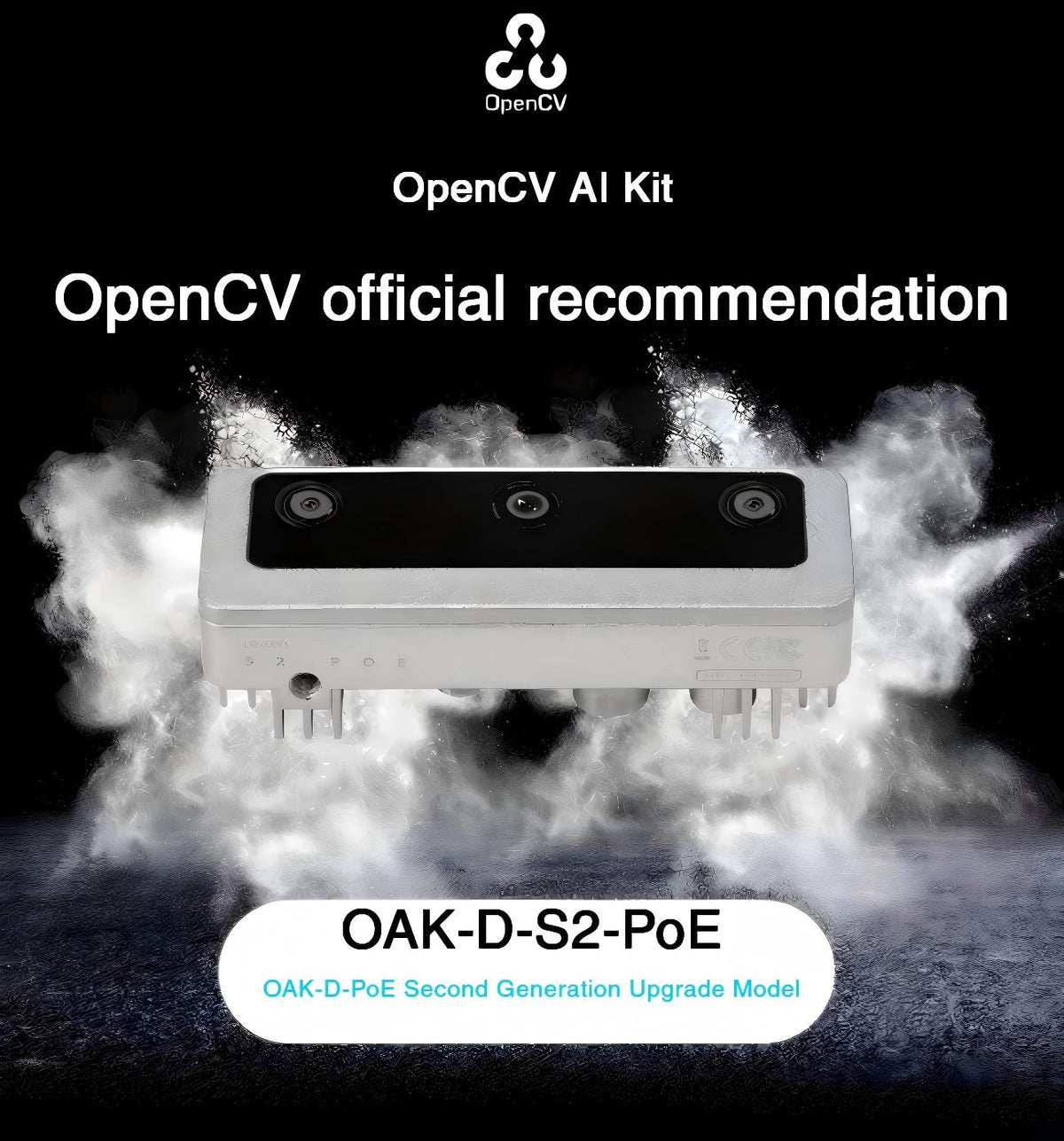OAKChina OAK-D-S2-PoE Camera | Robot Camera for AI Vision detail image 1
