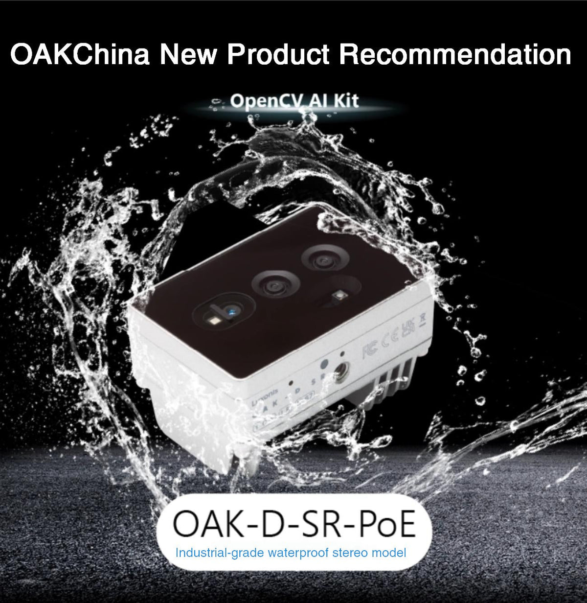 OAKChina OAK-D-SR-PoE Camera | Robot Camera for AI Vision detail image 1