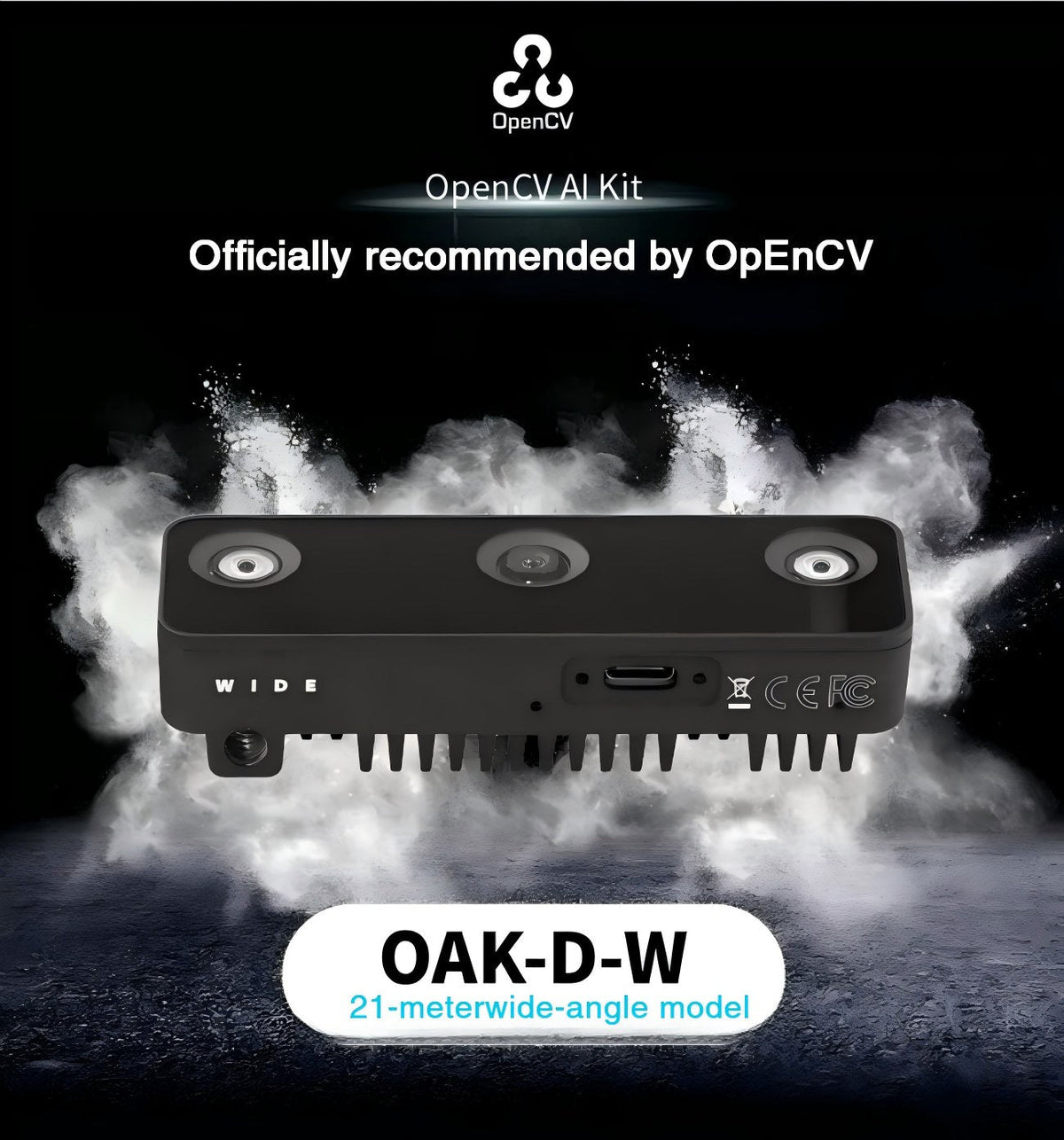 OAKChina OAK-D-W Camera | Robot Camera for AI Vision detail image 1