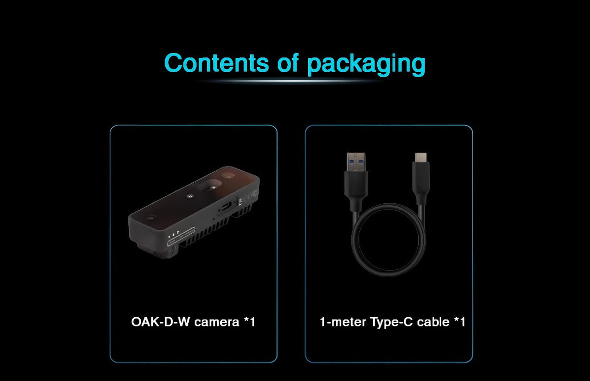 OAKChina OAK-D-W Camera | Robot Camera for AI Vision detail image 5