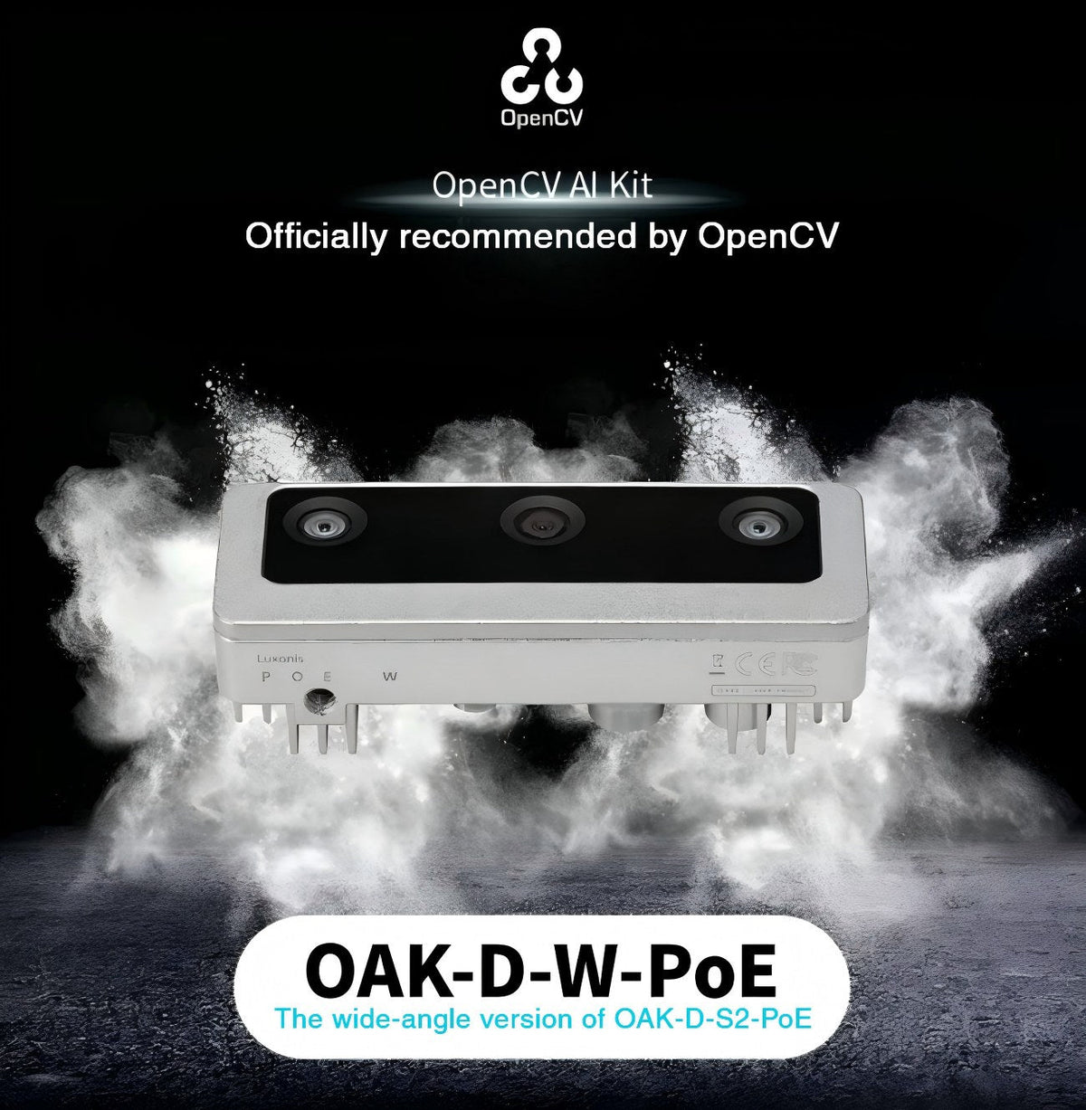OAKChina OAK-D-W-PoE Camera | Robot Camera for AI Vision detail image 1