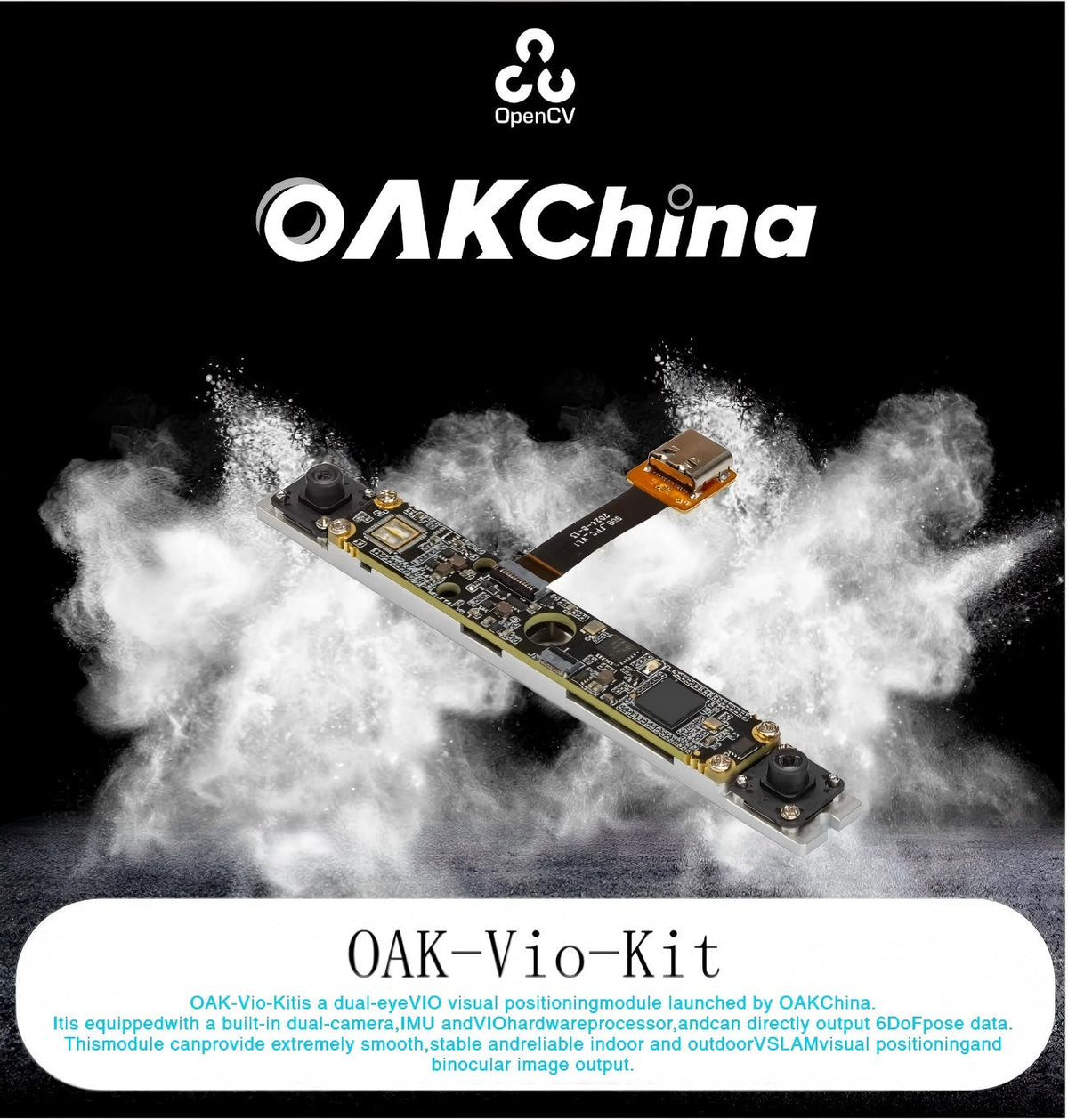 OAKChina OAK-VIO-KIT Camera | Robot Camera for AI Vision detail image 1