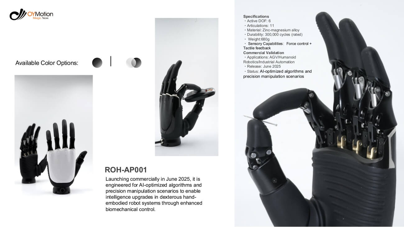 OYMotion ROH-AP001 Dexterous Hand detail image 6
