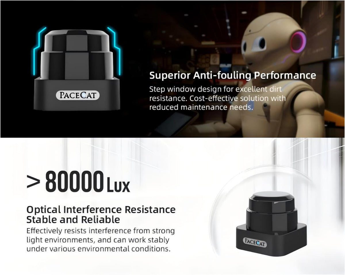 PACECAT LDS-50-C LiDAR | Robot LiDAR Sensor for Robotics & Mapping detail image 4