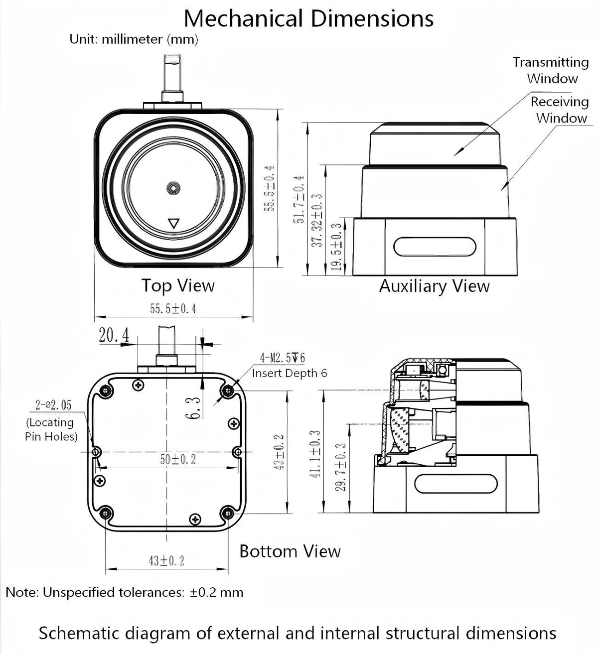 PACECAT LDS-50-C LiDAR | Robot LiDAR Sensor for Robotics & Mapping detail image 6