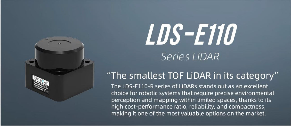 PACECAT LDS-E110-R LiDAR | Robot LiDAR Sensor for Robotics & Mapping detail image 1