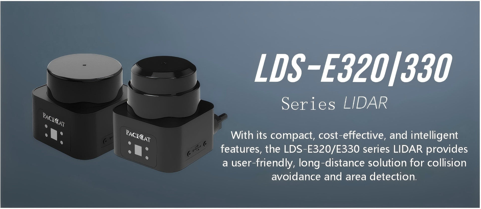 PACECAT LDS-E330/E320 LiDAR | Robot LiDAR Sensor for Robotics & Mapping detail image 1