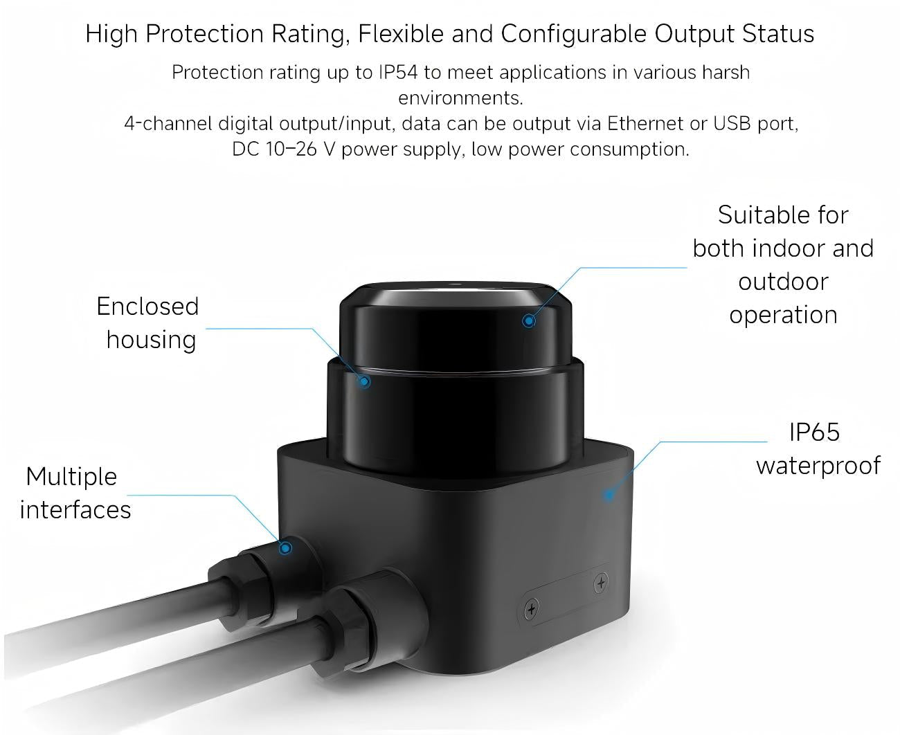 PACECAT LDS-E330/E320 LiDAR | Robot LiDAR Sensor for Robotics & Mapping detail image 8