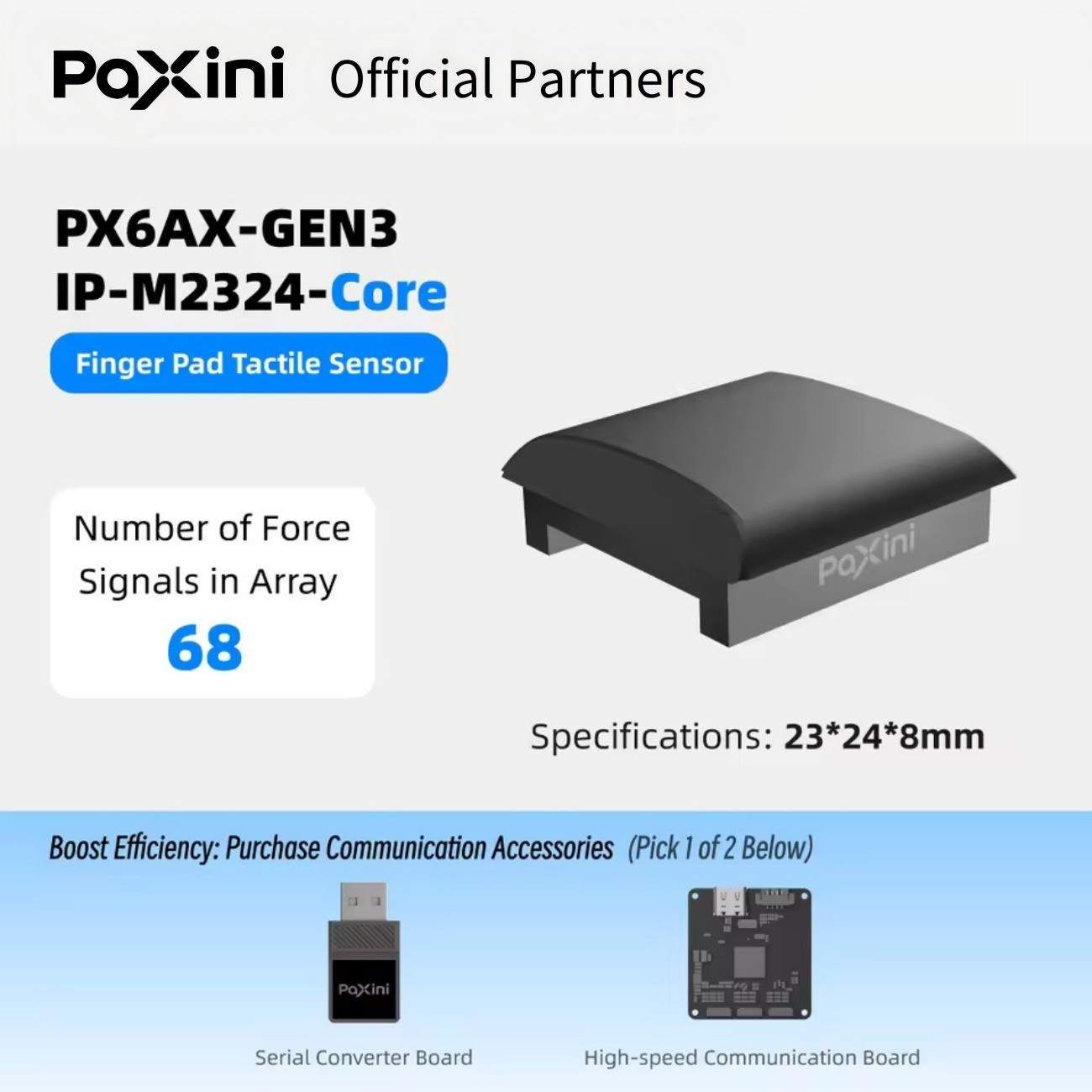 PaXini PX-6AX GEN3 Multidimensional Tactile Sensor | Tactile Sensor for Robot Touch Sensing And Tactile Perception detail image 5