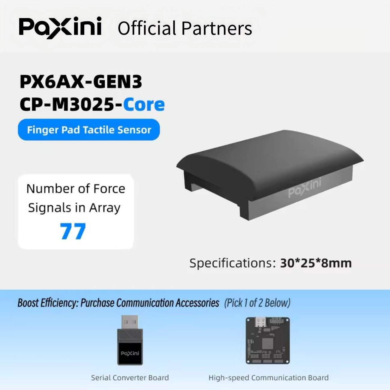 PaXini PX-6AX GEN3 Multidimensional Tactile Sensor | Tactile Sensor for Robot Touch Sensing And Tactile Perception detail image 6