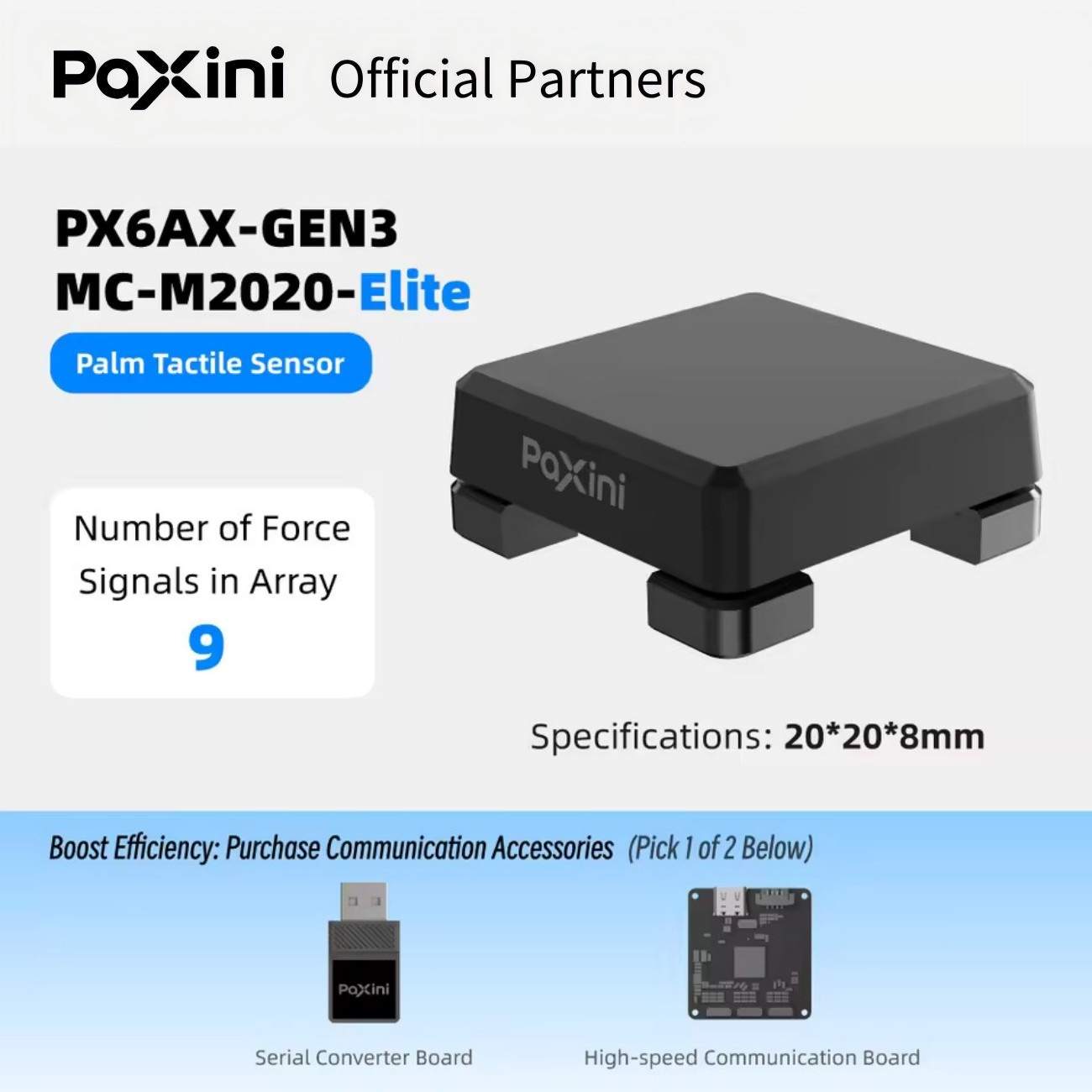 PaXini PX-6AX GEN3 Multidimensional Tactile Sensor | Tactile Sensor for Robot Touch Sensing And Tactile Perception detail image 11
