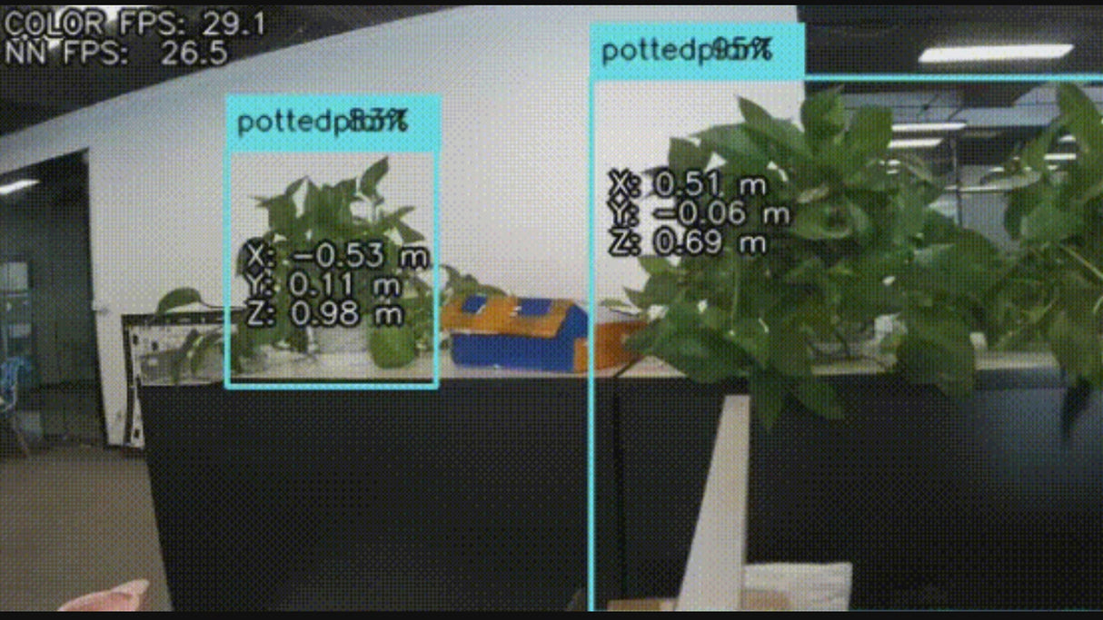 OAKChina OAK-D-SR Stereo Depth Camera | Short-Range Robot Camera for Robotics & Robot Arm Applications