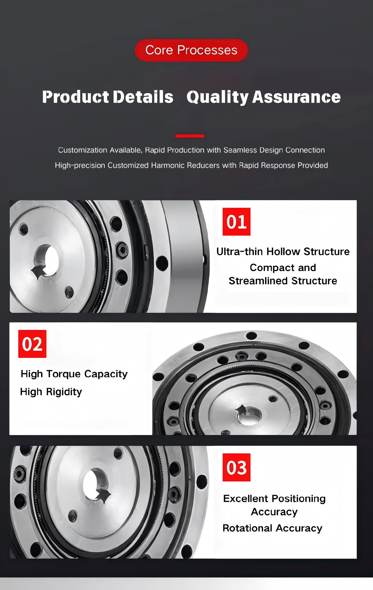 PY TECHNOLOGY HBD Series Harmonic Reducer | Precision Gearbox for Robot Joint Applications detail image 7