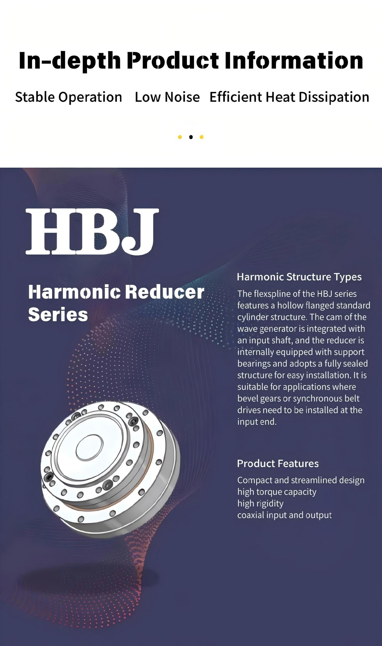 PY TECHNOLOGY HBJ Series Harmonic Reducer | Precision Gearbox for Robot Joint Applications detail image 4