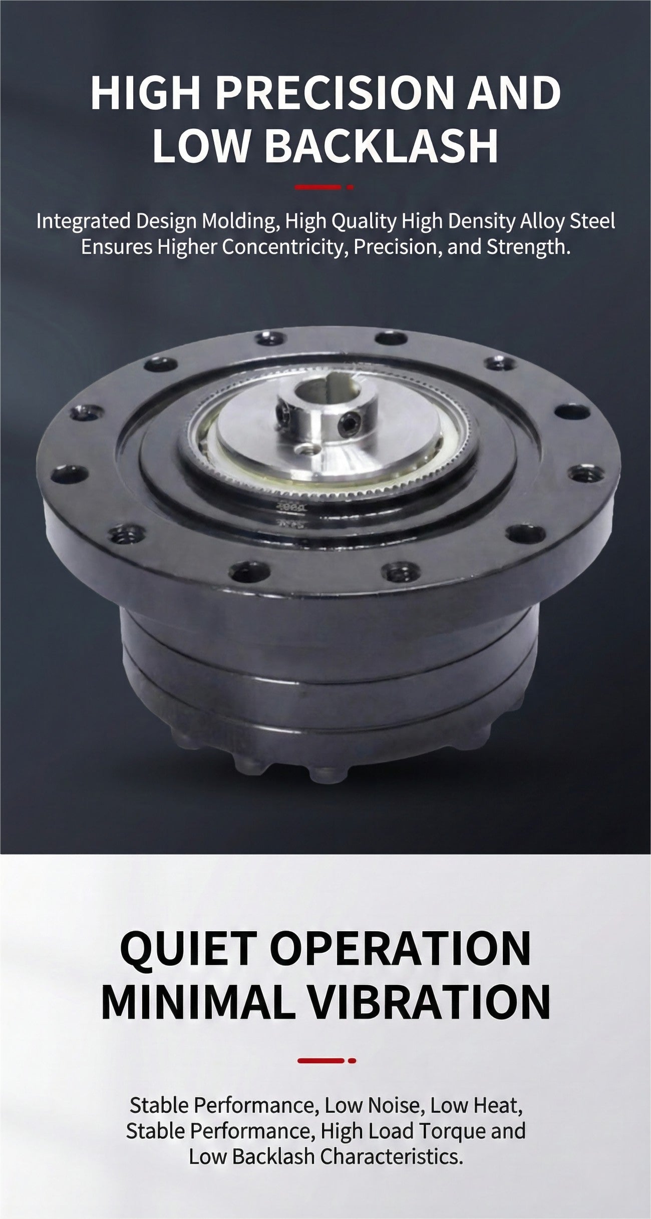 PY TECHNOLOGY HBS Series Harmonic Reducer | Precision Gearbox for Robot Joint Applications detail image 4