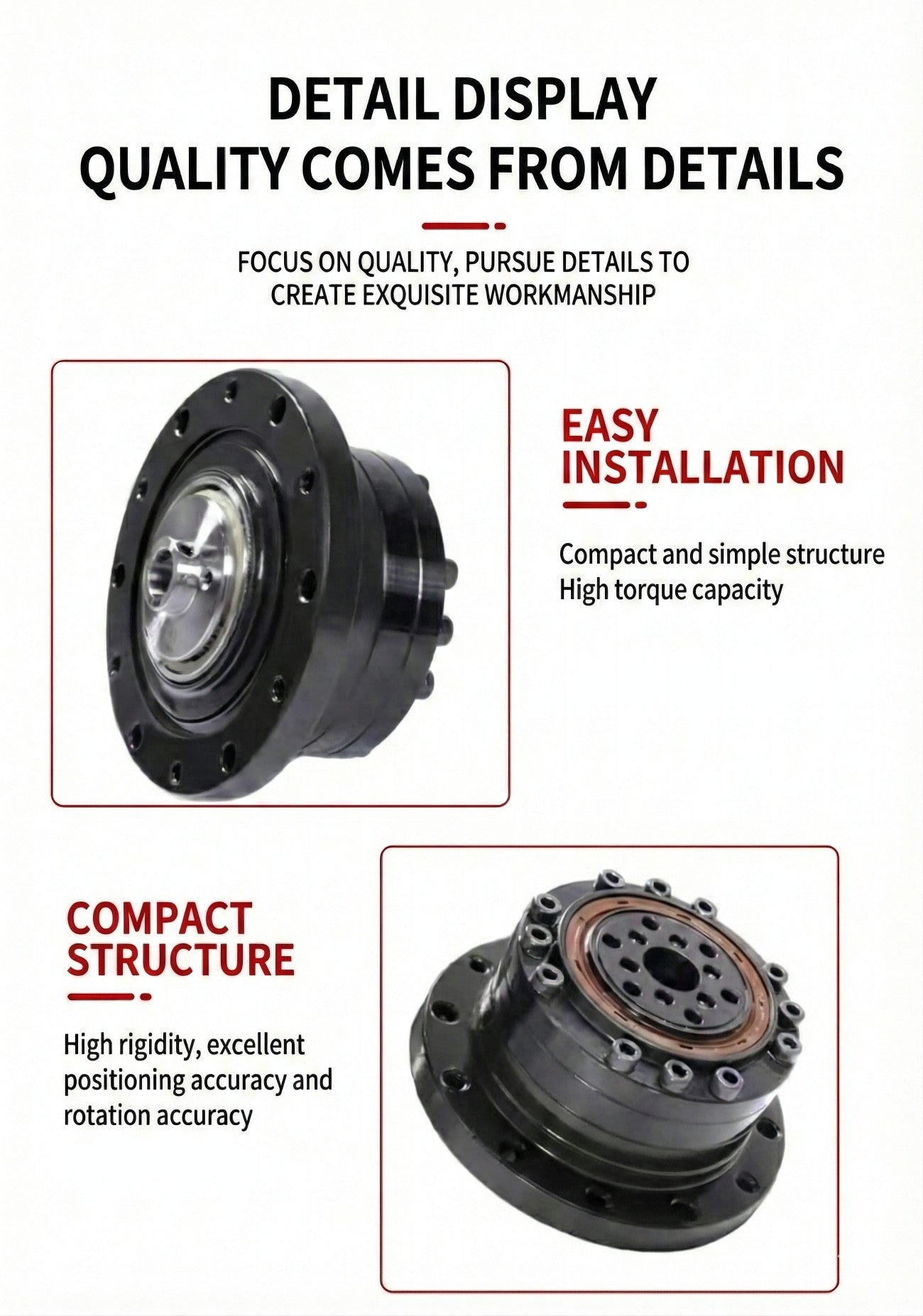 PY TECHNOLOGY HBS Series Harmonic Reducer | Precision Gearbox for Robot Joint Applications detail image 7