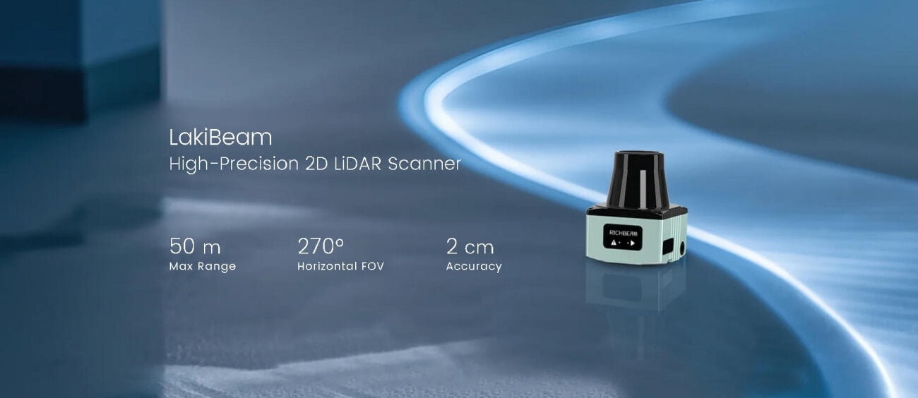 RichBeam LakiBeam LiDAR | Robot LiDAR Sensor for Robotics & Mapping detail image 1