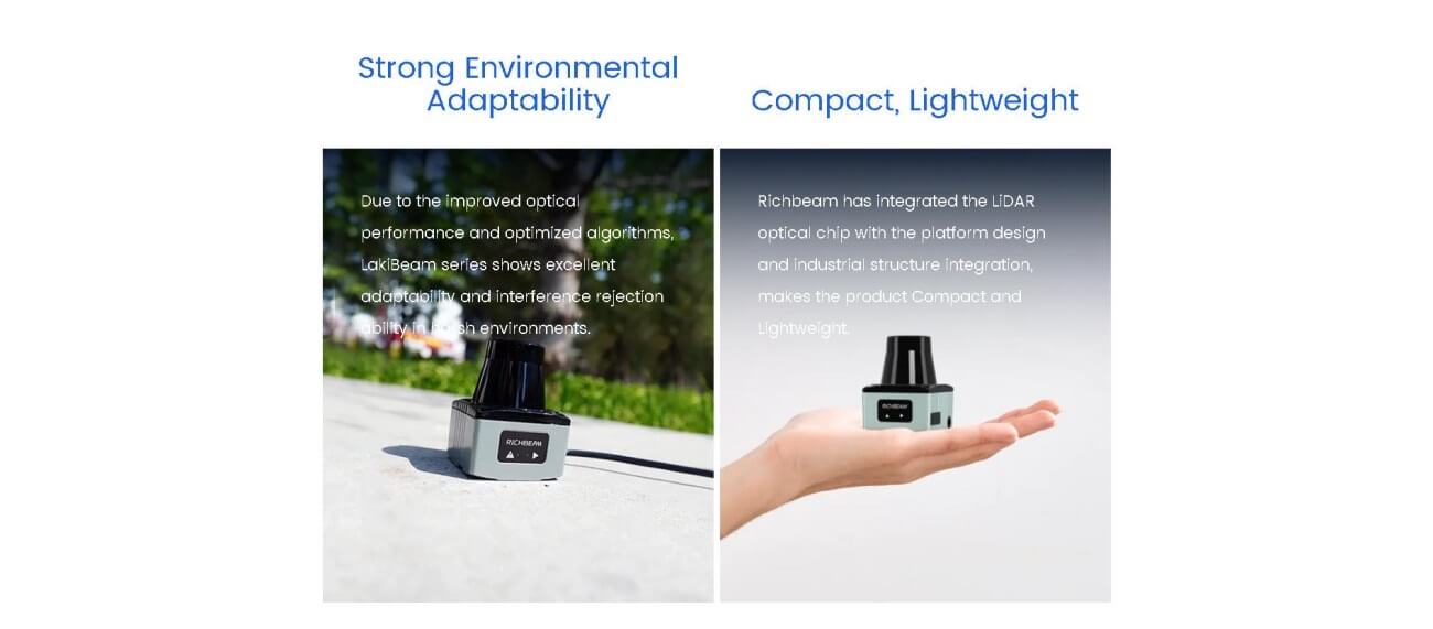 RichBeam LakiBeam LiDAR | Robot LiDAR Sensor for Robotics & Mapping detail image 5