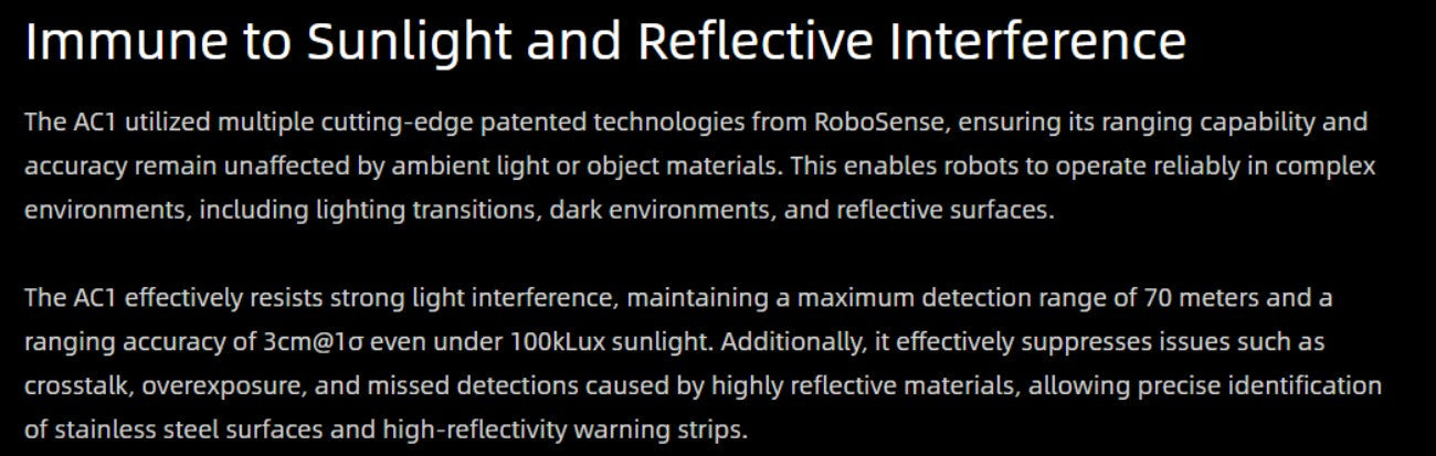 RoboSense AC1 Camera detail image 11