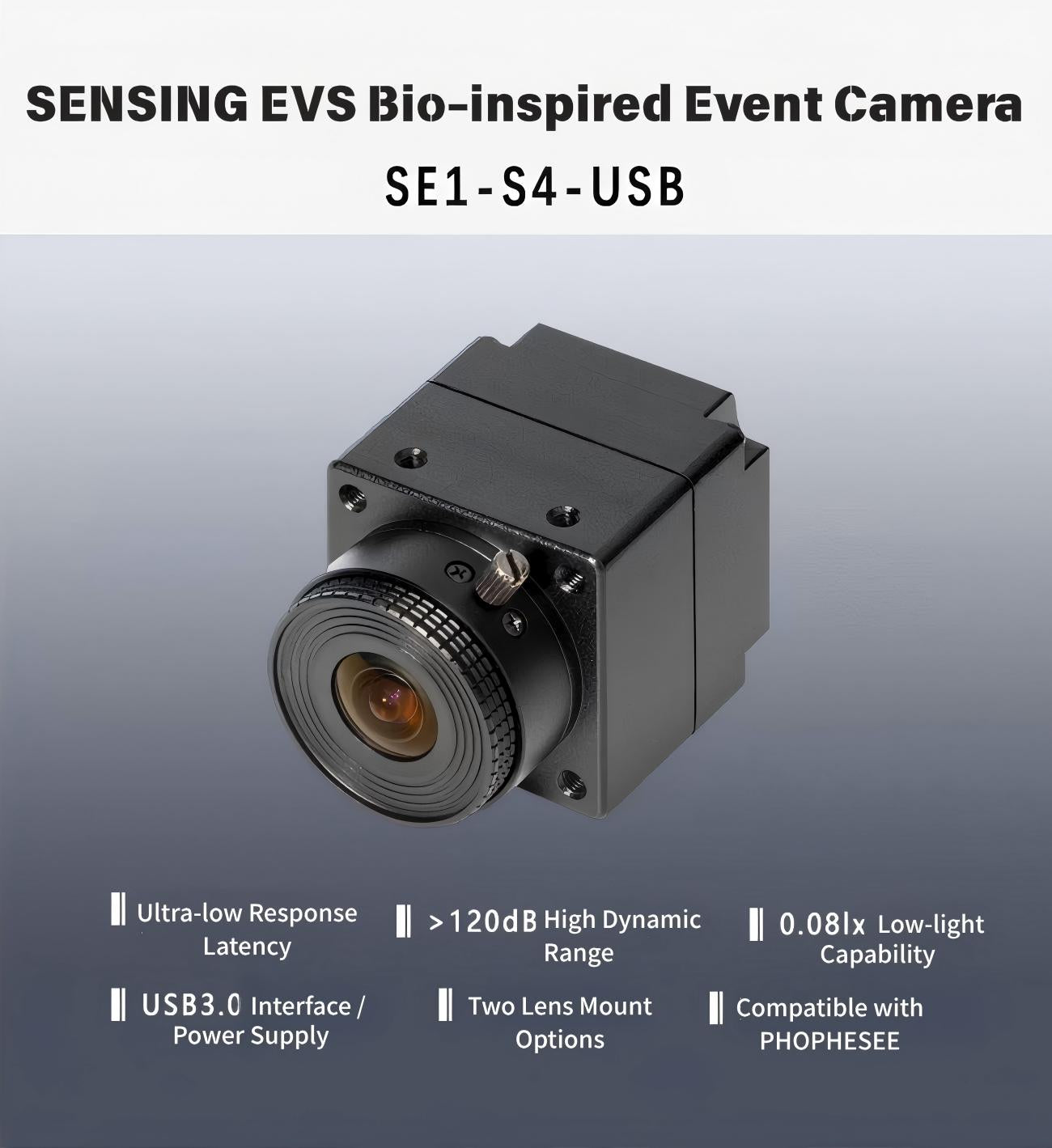 SENSING SE1-S4-USB Event Based Camera detail image 1