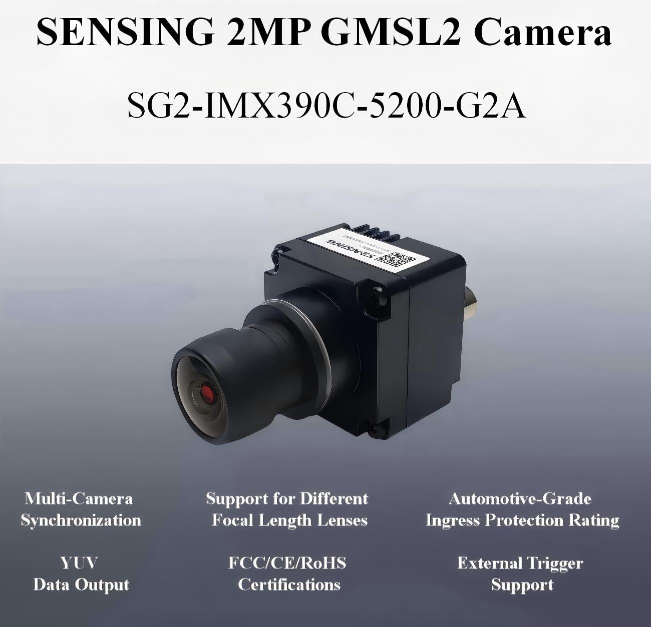 SENSING SG2-IMX390C-5200-G2A Camera detail image 1