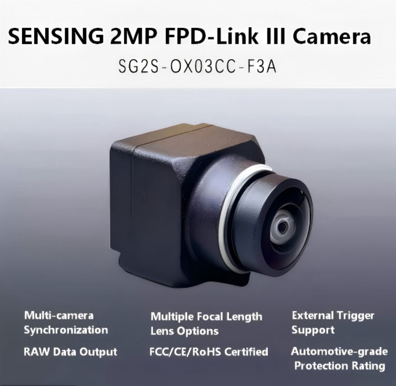 SENSING SG2S-OX03CC-F3A Camera detail image 1