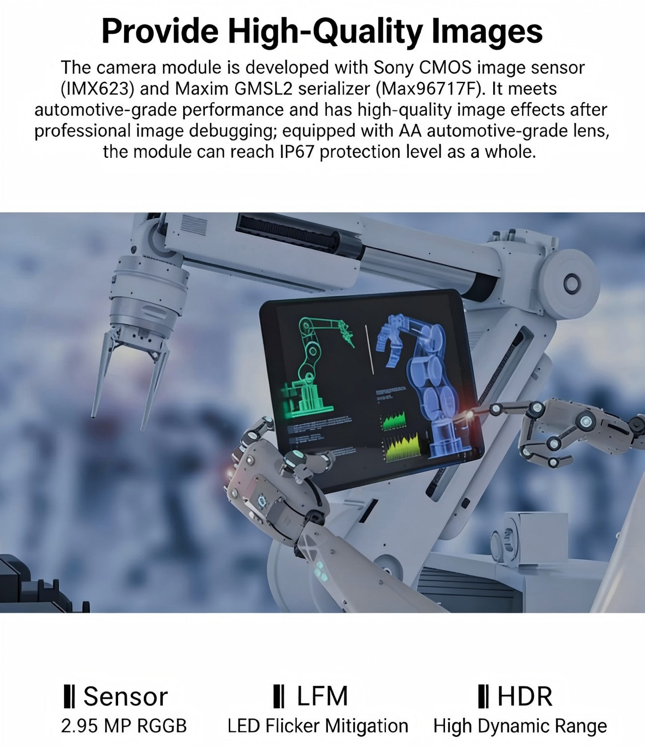 SENSING SG3S-IMX623C-G2F Camera detail image 2