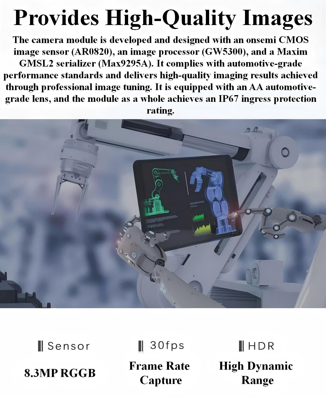 SENSING SG8S-AR0820C-5300-G2A Camera detail image 2