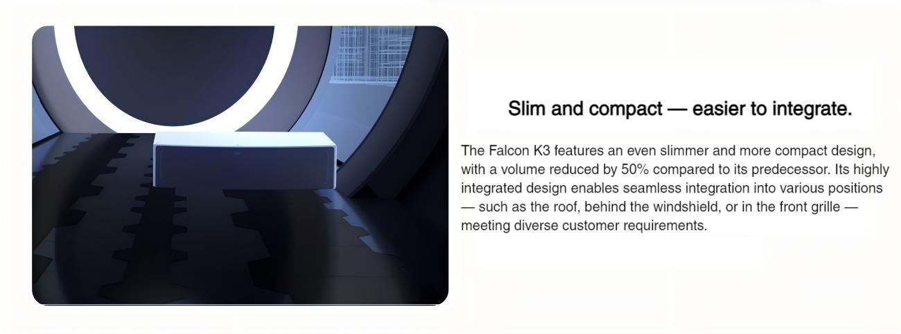 Seyond Falcon K3 LiDAR | Robot LiDAR Sensor for Robotics & Mapping detail image 3