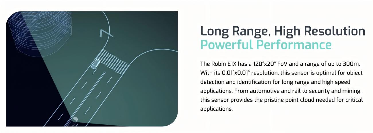Seyond Robin E1X LiDAR | Robot LiDAR Sensor for Robotics & Mapping detail image 2