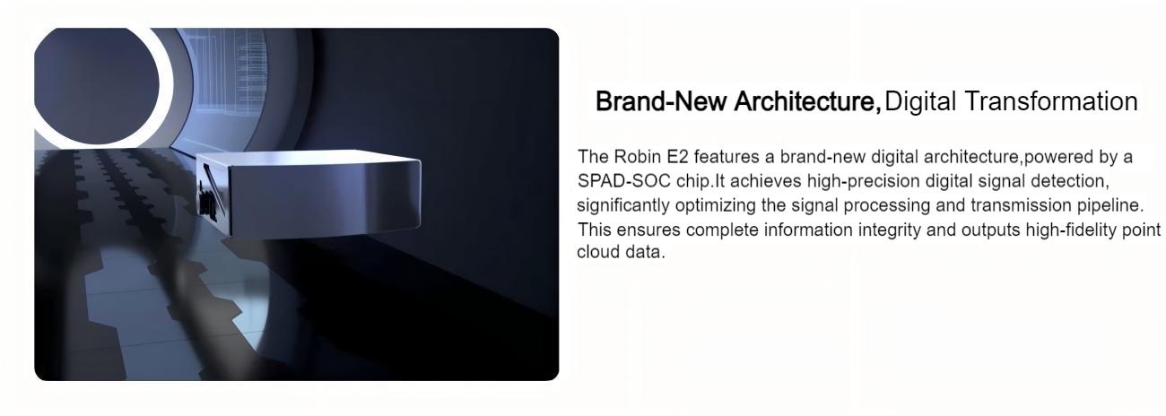 Seyond Robin E2 LiDAR | Robot LiDAR Sensor for Robotics & Mapping detail image 1