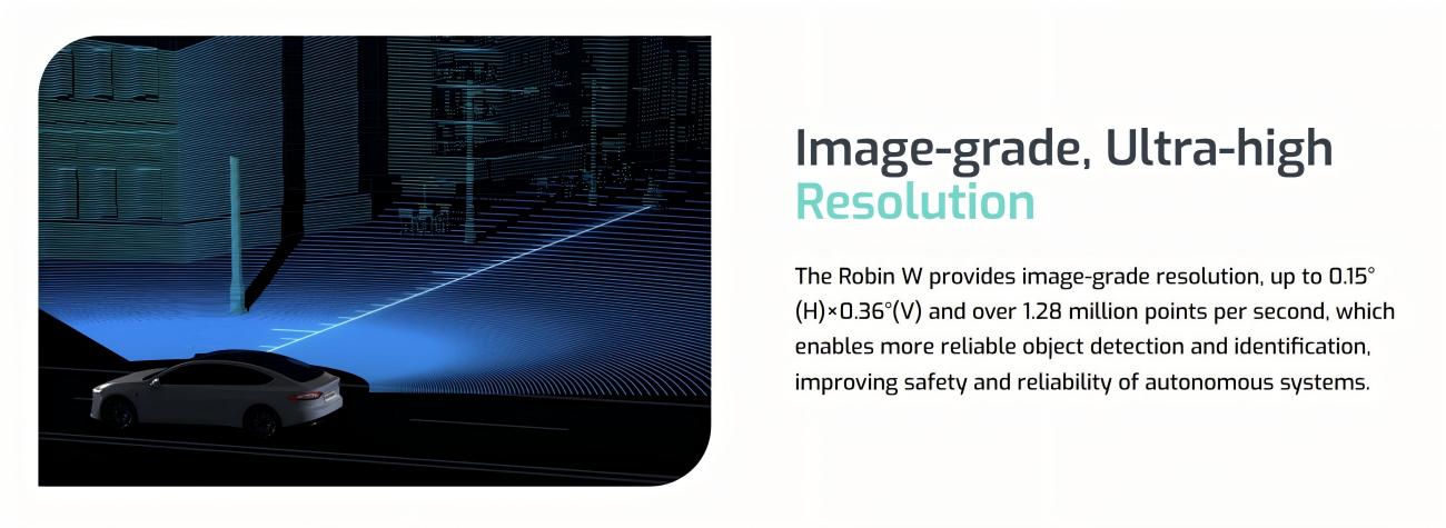 Seyond Robin W LiDAR | Robot LiDAR Sensor for Robotics & Mapping detail image 4