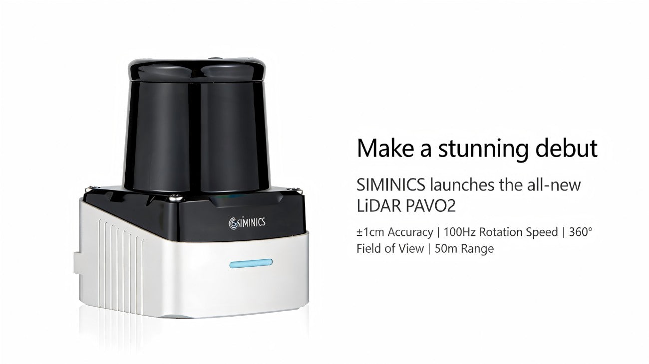 SIMINICS PAVO2 LiDAR | Robot LiDAR Sensor for Robotics & Mapping detail image 1