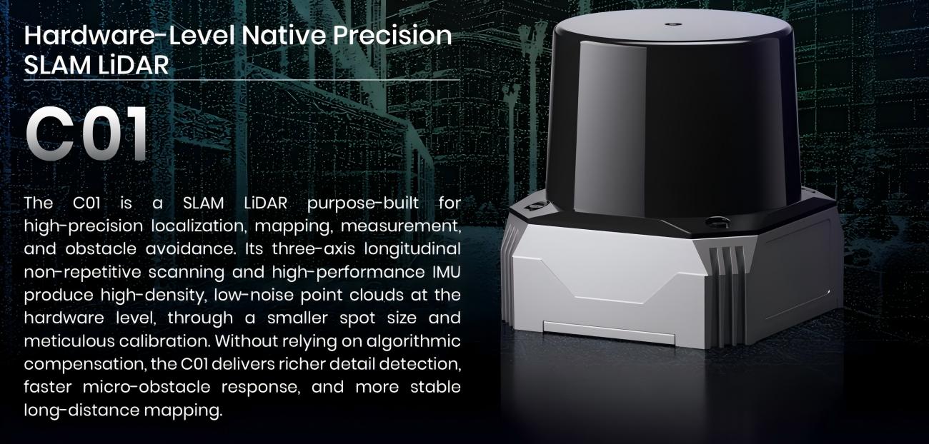 SkylandX C01 LiDAR | Robot LiDAR for Robotics & Mapping detail image 1