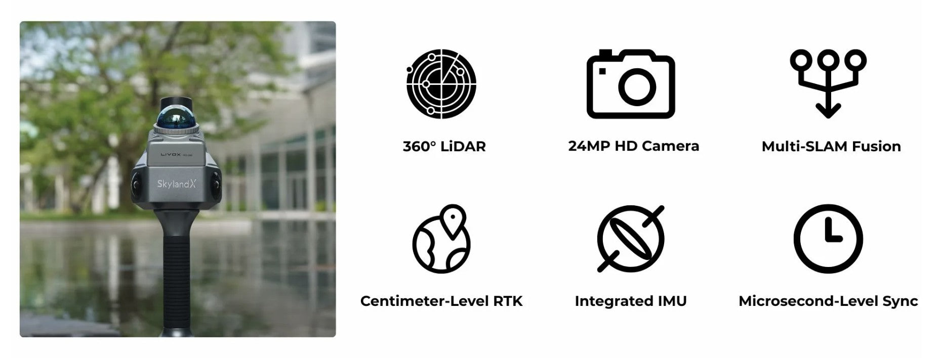 SkylandX MetaCam Air2 LiDAR Scanner | Robot LiDAR Scanner for Robotics & Mapping detail image 2