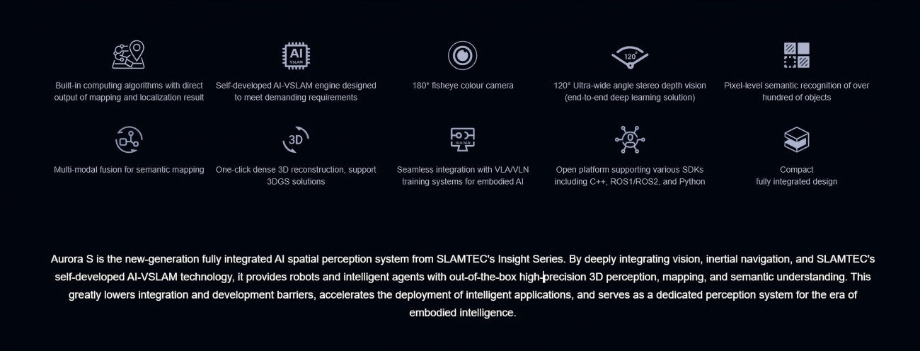 SLAMTEC Aurora S LiDAR | Robot LiDAR Sensor for Robotics & Mapping detail image 2