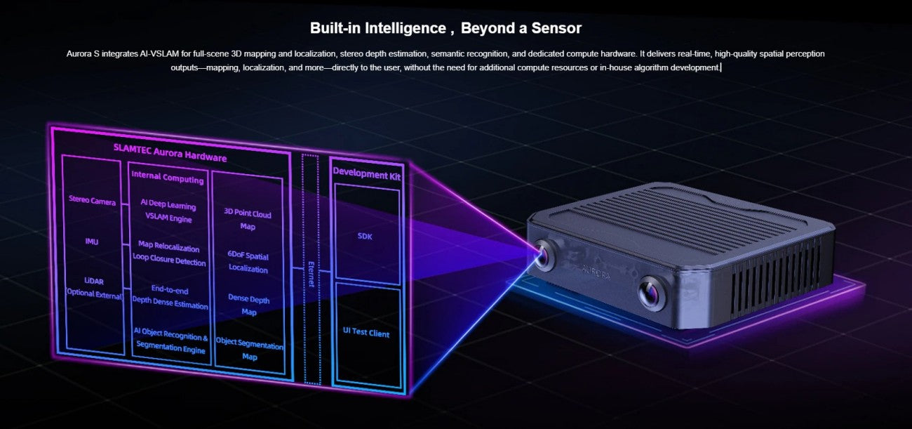 SLAMTEC Aurora S LiDAR | Robot LiDAR Sensor for Robotics & Mapping detail image 3