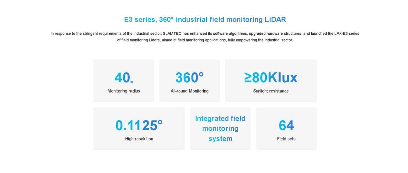 SLAMTEC LPX-E3P1 LiDAR | Robot LiDAR Sensor for Robotics & Mapping detail image 2