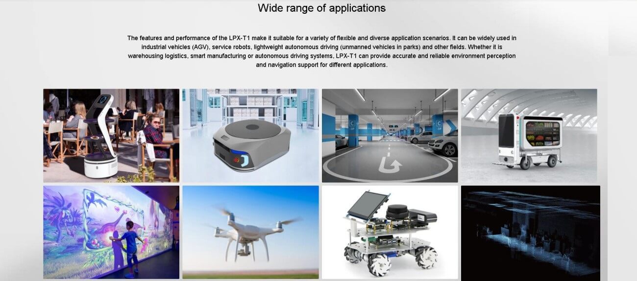 SLAMTEC LPX-T1 LiDAR | Robot LiDAR Sensor for Robotics & Mapping detail image 9