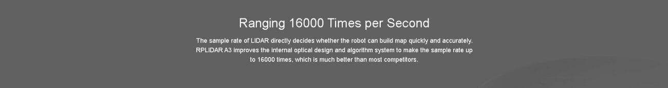 SLAMTEC RPLIDAR A3 LiDAR | Robot LiDAR Sensor for Robotics & Mapping detail image 2