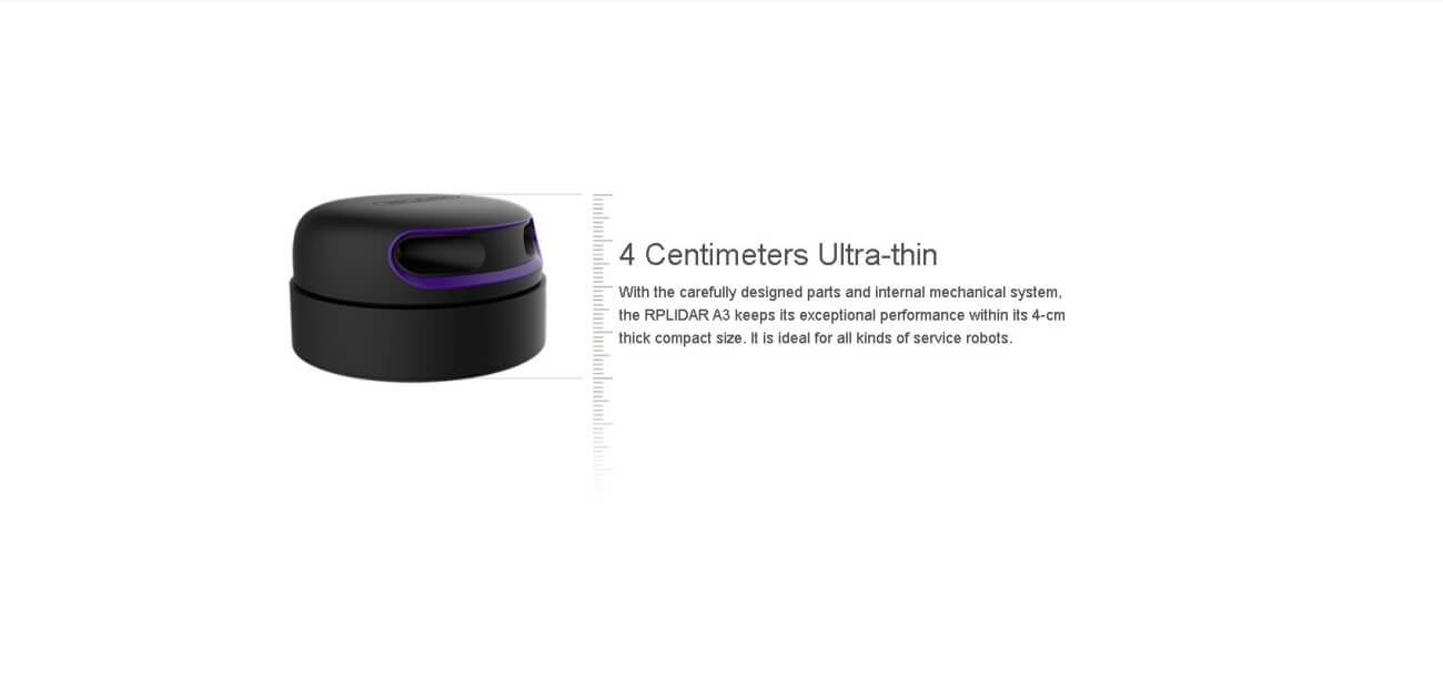 SLAMTEC RPLIDAR A3 LiDAR | Robot LiDAR Sensor for Robotics & Mapping detail image 6