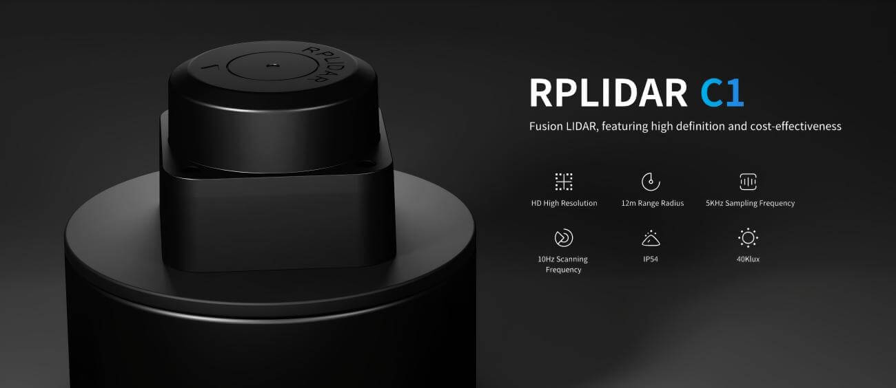 SLAMTEC RPLIDAR C1 LiDAR | Robot LiDAR Sensor for Robotics & Mapping detail image 1