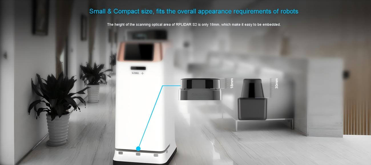 SLAMTEC RPLIDAR S2 LiDAR | Robot LiDAR Sensor for Robotics & Mapping detail image 7
