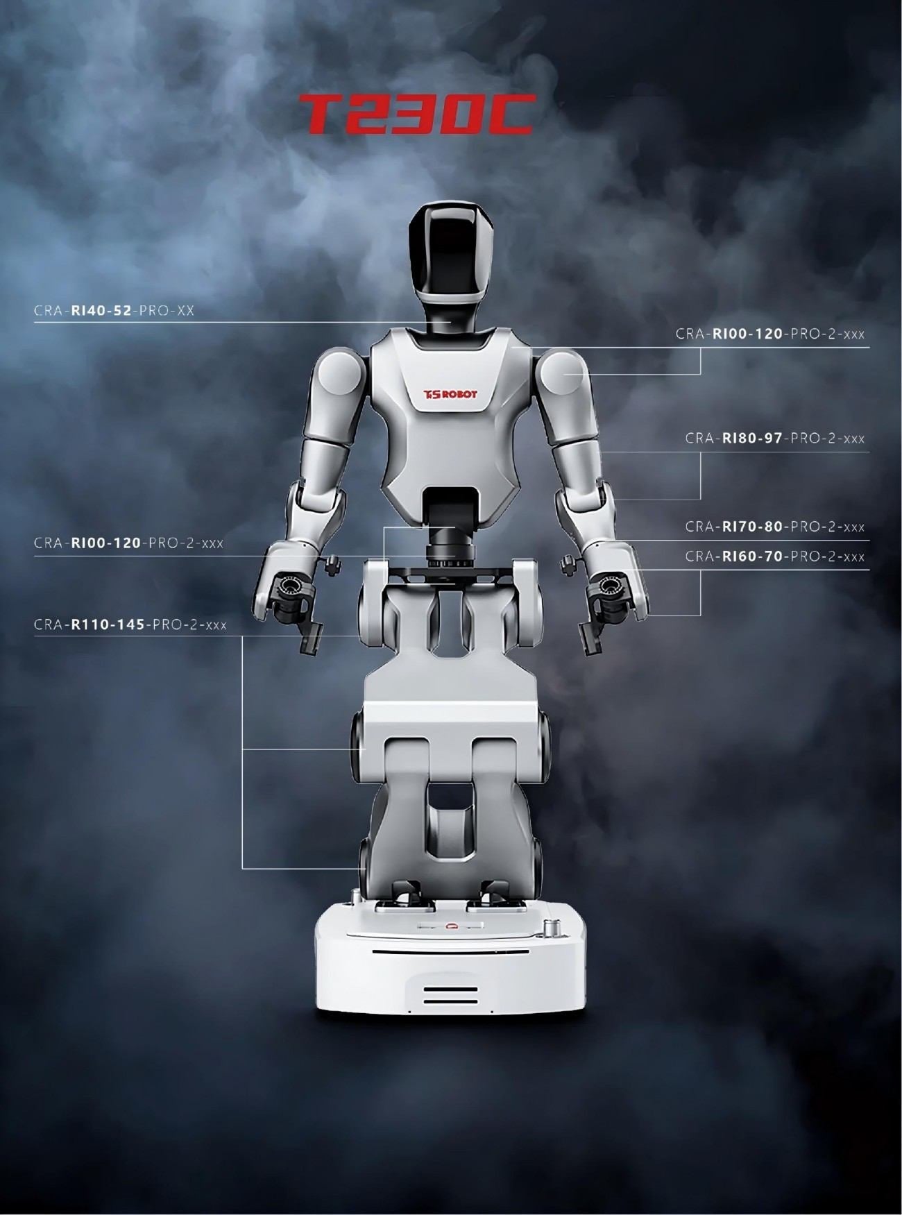 Ti5 ROBOT T230C Robot | Humanoid Robot Platform for Robotics Research detail image 1