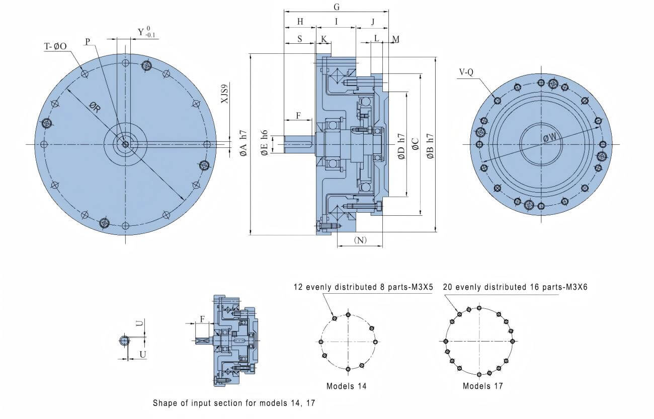 TLIBOT FHS-AJ Motor | Robot Servo Motor for Robotics Development detail image 2