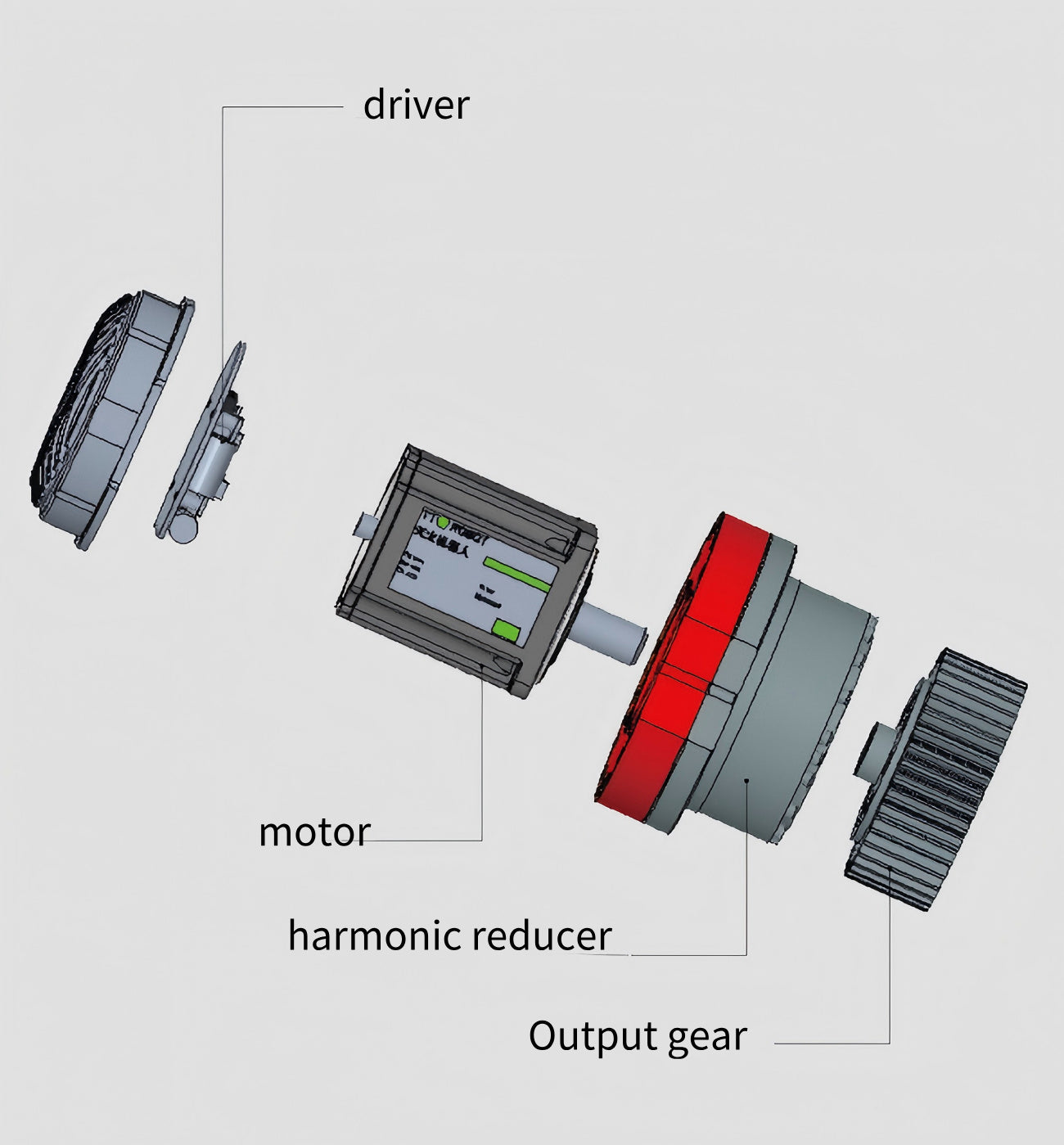 TTBOT XZ25 Motor | Robot Servo Motor for Robotics Development detail image 4