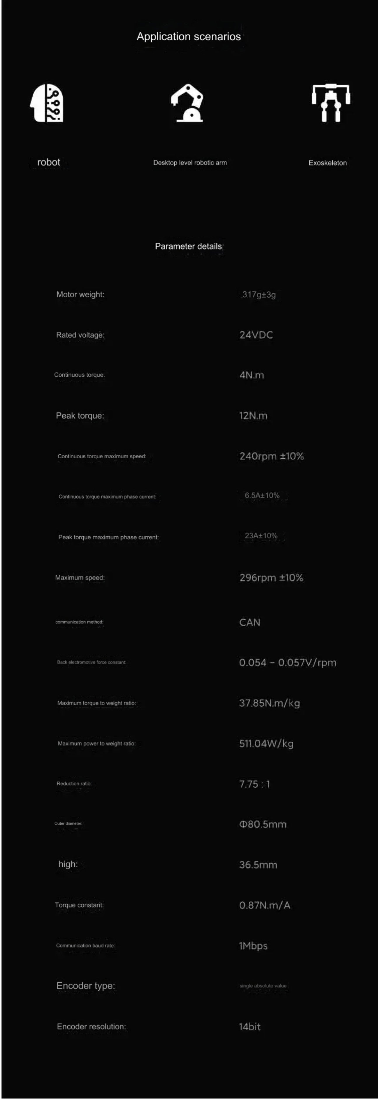 Xiaomi CyberGear Micromotor detail image 8