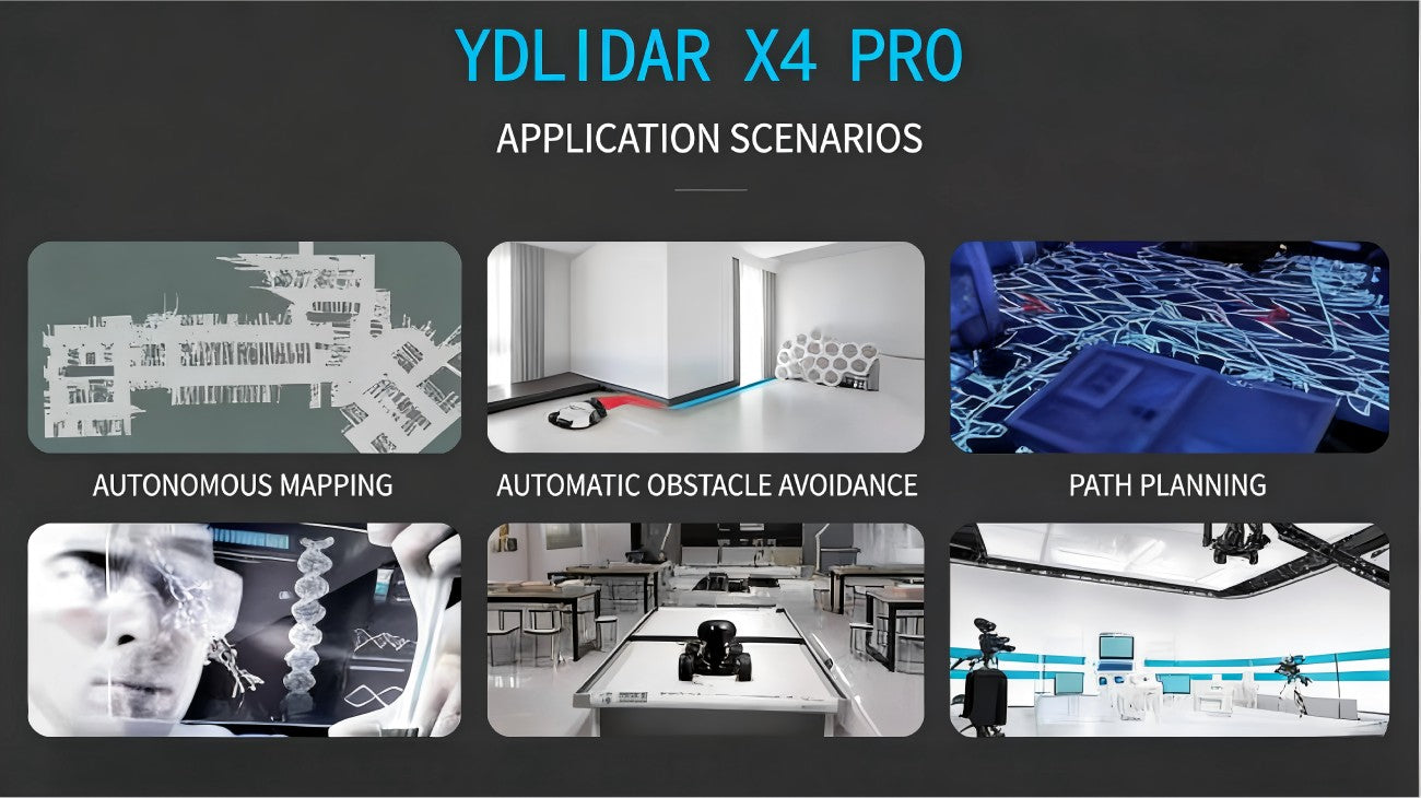 YDLIDAR X4-Pro LiDAR | Robot LiDAR Sensor for Robotics & Mapping detail image 4