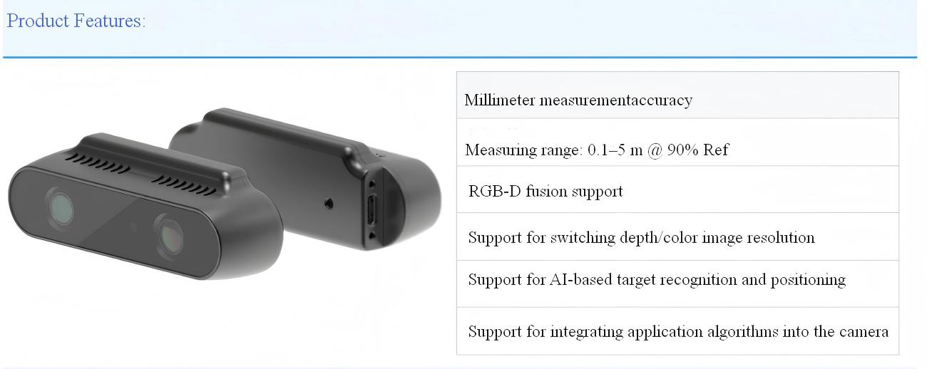 Yunshis CS30 RGBD Camera | RGBD Depth Camera for Robotics & AI Vision